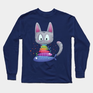 Cat Fish Long Sleeve T-Shirt